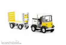 ACE Collectors 888701 - 1/87 PTT Elektro-Schlepper Nefag mit Anhänger, TR-5047e