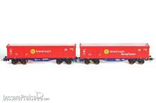 B-Models 90.604 - 2-teiliges Set - 2 x 80ft InnoWaggon - Set D