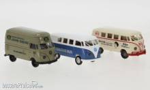 Brekina 90494 - Set mit 3 VW-Bulli-Modellen,