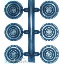 Hädl 910047 - Rädersatz LKW 8,3 mm Durchmesser, sechs Stück
