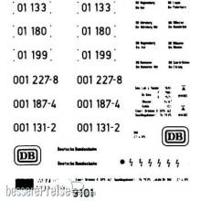 Weinert 9101 - Schiebebild-Beschriftung für BR 01