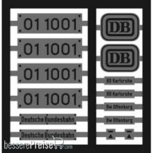 Weinert 91015 - Neusilberschilder für 01 1001