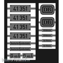 Weinert 91021 - Neusilberschilder für 41 351