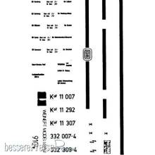 Weinert 9104 - Schiebebild-Beschriftung für Köf III