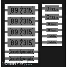 Weinert 91063 - Neusilberschilder für 89 7315