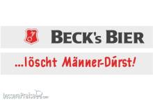 Weinert 91096 - Schiebebild-Beschriftung Becks Bier