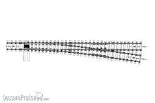 Bemo 9110000 - 0m Rechtsweiche 1:7 (8,2°), Spurweite 22,2mm