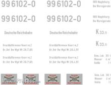 Weinert 91118 - Schiebebild-Beschriftung für HSB-C-Lok 99 6102
