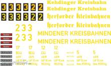 Weinert 91123 - Schiebebild-Beschriftung für Kehdinger Kreisbahn