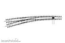 Bemo 9113000 - 0m Bogenweiche links 1:7, R1=1300mm, R2=2600mm, Spurweite 22,2mm