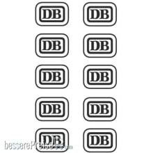 Weinert 91137 - Neusilberschilder DB Emblem