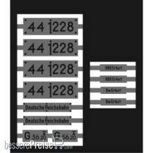 Weinert 91156 - Neusilberschilder für 44 1228