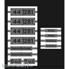 Weinert 91157 - Neusilberschilder für 44 1281