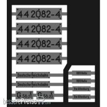 Weinert 91158 - Neusilberschilder für 44 2082-4