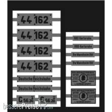 Weinert 91165 - Neusilberschilder für 44 162