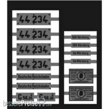 Weinert 91167 - Neusilberschilder für 44 234