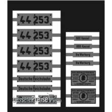 Weinert 91168 - Neusilberschilder für 44 253