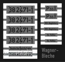 Weinert 91189 - Neusilberschilder für 38 2471-1