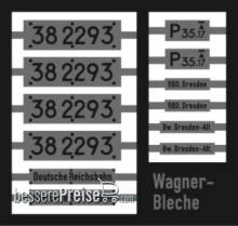 Weinert 91192 - Neusilberschilder für 38 2293