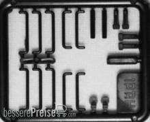 Hädl 912001-02 - Zurüstteile für gedeckte Güterwagen schwarz, TT