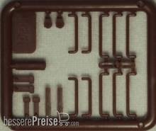 Hädl 912001-06 - Zurüstteile für gedeckte Güterwagen dunkelbraun, TT