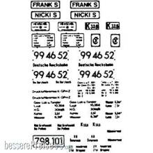 Weinert 9122 - Schiebebild-Beschriftung für Frank S