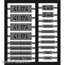 Weinert 91223 - Neusilberschilder für 41 174
