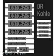 Weinert 91234 - Neusilberschilder für 03 1057-3