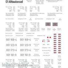 Weinert 91238 - Schiebebild-Beschriftung für BR 01 Altbau