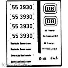Weinert 9125 - Neusilberschilder für 55 3930