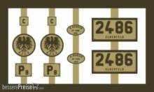 Weinert 91276 - Messingschilder für P8 - 2486