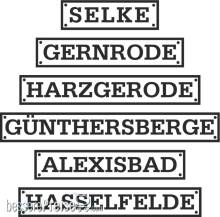 Weinert 91278 - Schildersatz für Lok 99 5811