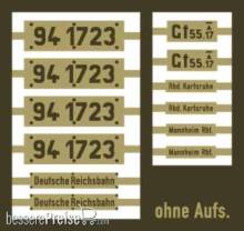 Weinert 91302 - Messingschilder für 94 1723