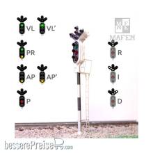 MAFEN 91306 - RENFE - Hauptsignal mit 10 LEDs (Grün/Rot/Gelb+dreifache Richtung)