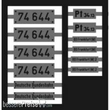 Weinert 91307 - Neusilberschilder für 74 644