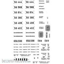 Weinert 9131 - Schiebebild-Beschriftung für BR 56
