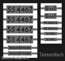 Weinert 91318 - Neusilberschilder für 55 4467