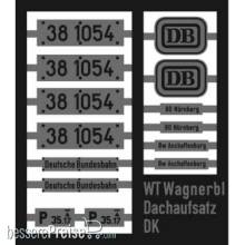 Weinert 91351 - Neusilberschilder für 38 1054