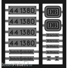 Weinert 91354 - Neusilberschilder für 44 1380