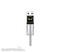 MAFEN 9136305 - SBB - Wiederholungsignal (Gelb/Grün)