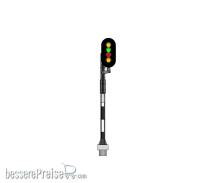 MAFEN 913708 - NS - Hauptsignal mit 4 LEDs (Gelb/Grün/Rot/Gelb) - rechts