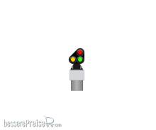MAFEN 913718 - NS - Zwergsignal mit 3 LEDs (Gelb+Rot/Grün)