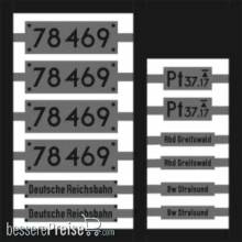 Weinert 91404 - Neusilberschilder für 78 469