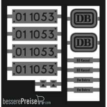 Weinert 9155 - Neusilberschilder für 01 1053