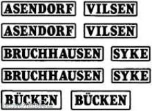 Weinert 9158 - Lokschilder der DEV Bruchhausen-Vilsen