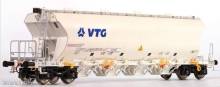 B-Models 92.504 - 3-teiliges Set Zuckertransportwagen der VTG - Betrnr.:GKZ 9347 -Ep.VI