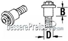 Weinert 92207 - Sechskant-Schraube M 1,4 kurz