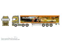 Herpa 925396 - Scania CR 20 Hochdach Schubboden-Sattelzug Dornbierer (CH) - Sondermodell Schweiz