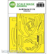Art Scale Kit 200-M18001 - Av-8B Harrier II double-sided express fit mask for Hobby Boss
