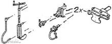 Weinert 92671 - Bremskurbel, Bremsschläuche, E-Kupplung, Heiz- und Mittelpufferkupplung für Schmalspurwagen